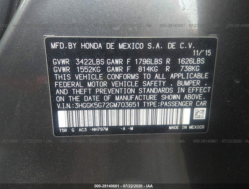 3HGGK5G72GM703651