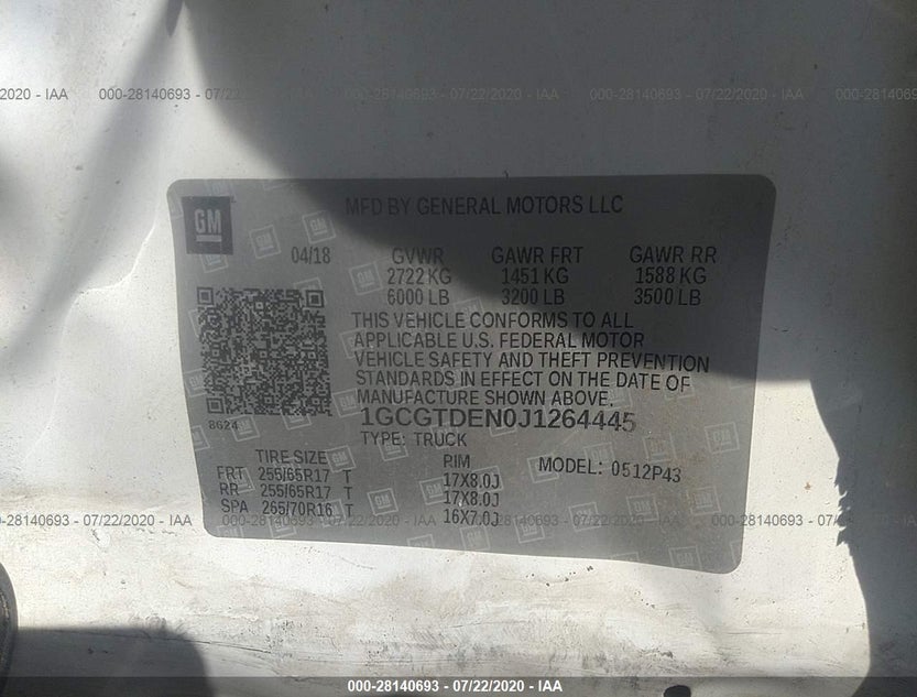 1GCGTDEN0J1264445