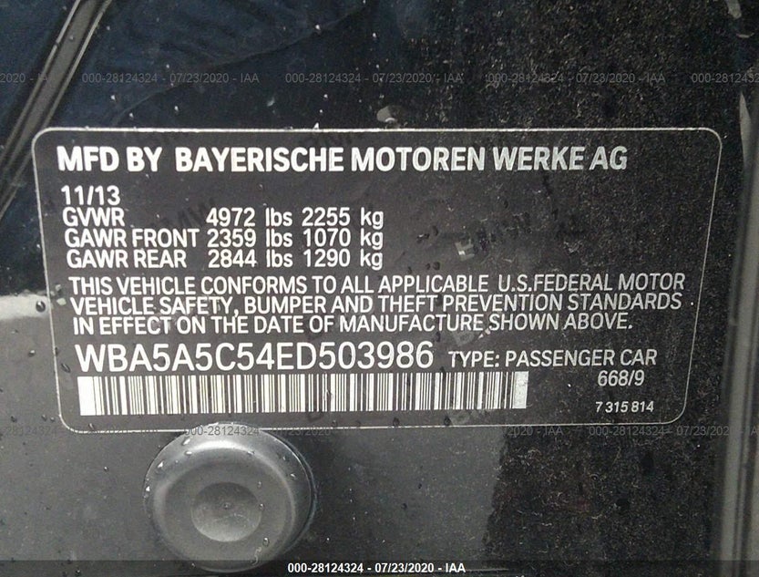WBA5A5C54ED503986