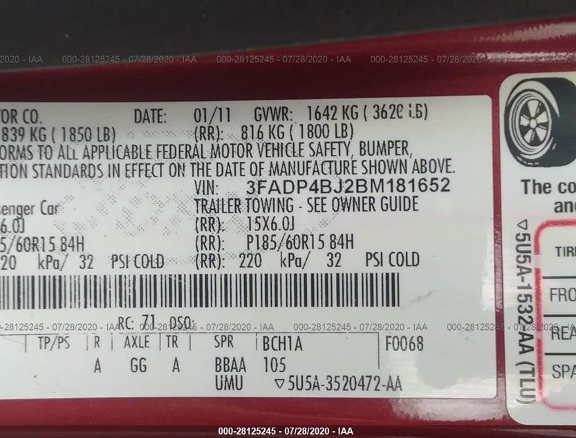 3FADP4BJ2BM181652