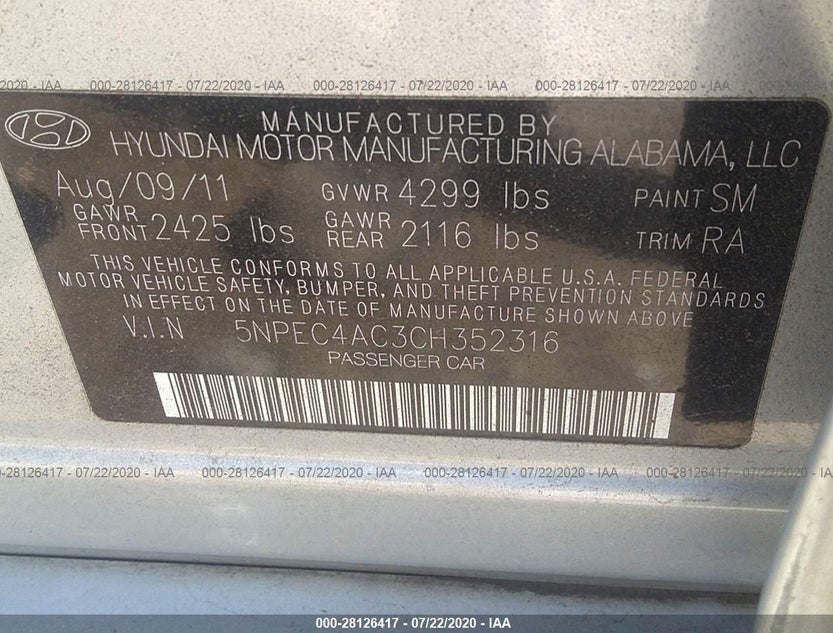 5NPEC4AC3CH352316