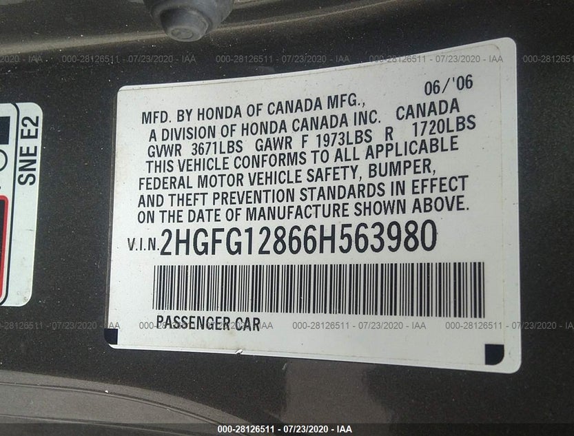 2HGFG12866H563980