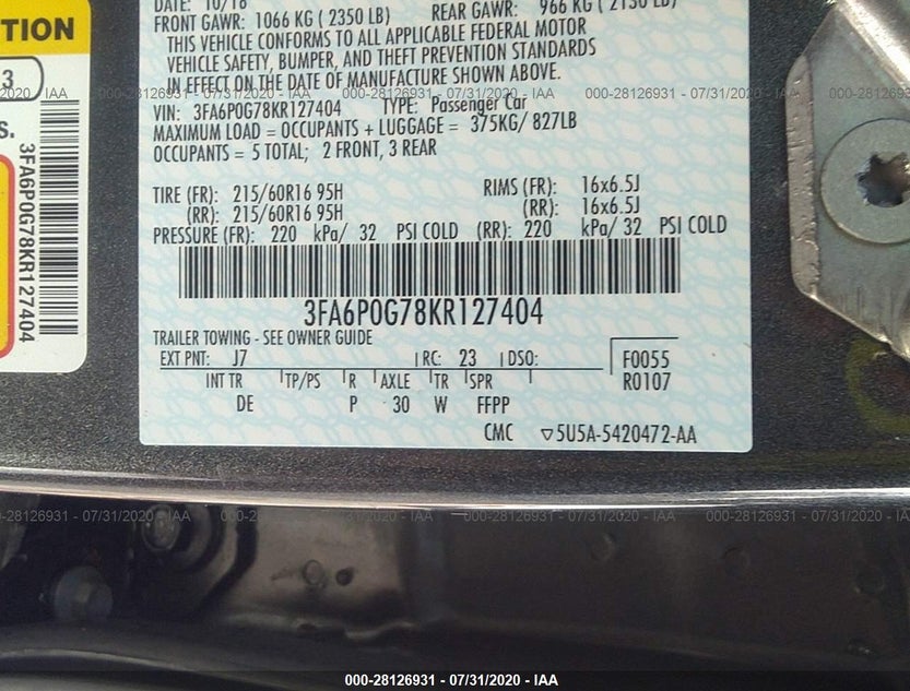 3FA6P0G78KR127404