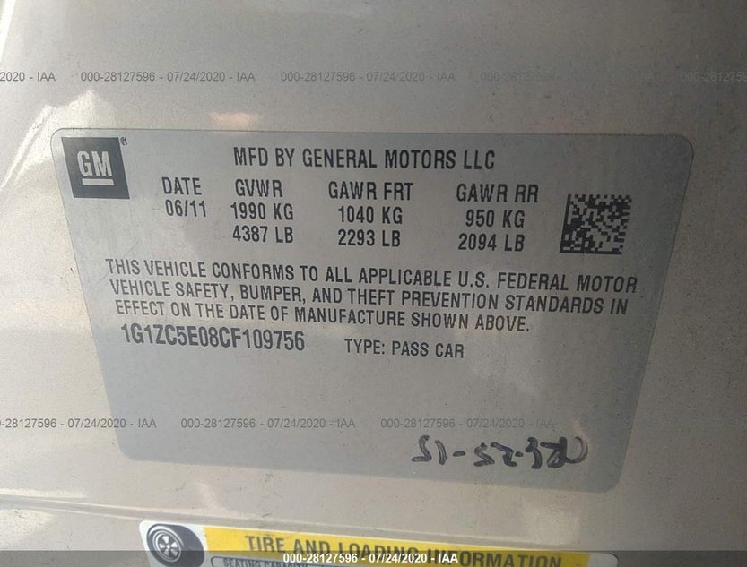 1G1ZC5E08CF109756