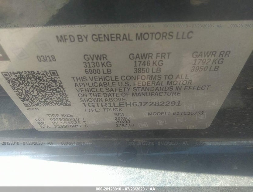 1GTR1LEH6JZ282291