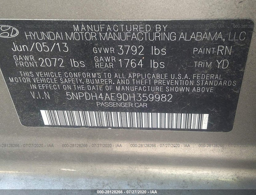 5NPDH4AE9DH359982