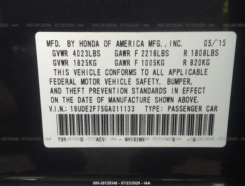 19UDE2F75GA011133