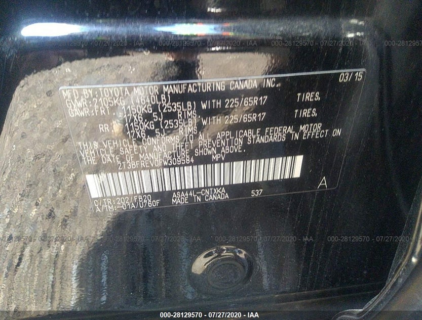 2T3BFREV0FW309584