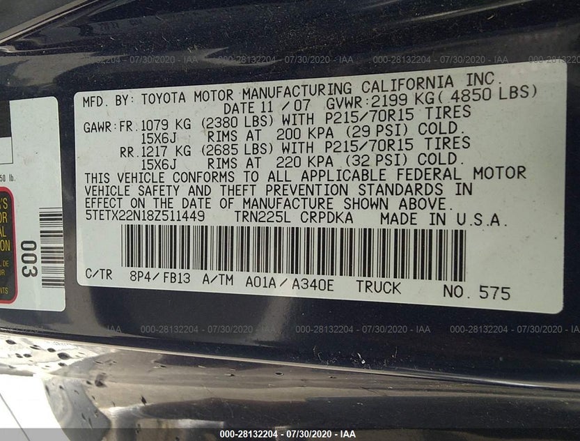 5TETX22N18Z511449