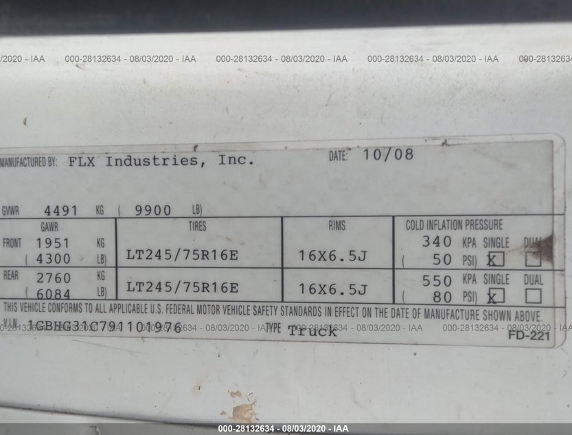 1GBHG31C791101976