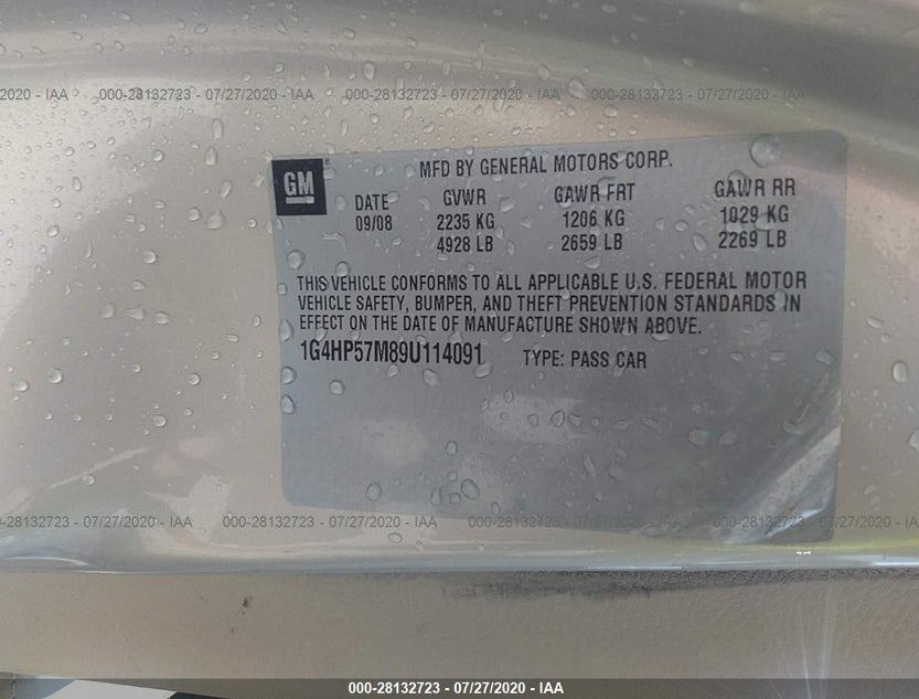 1G4HP57M89U114091