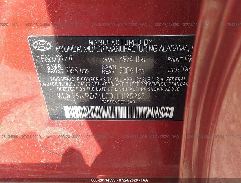 5NPD74LF0HH195987