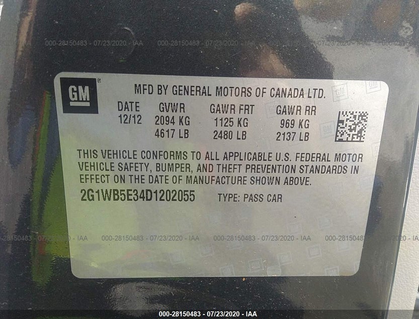 2G1WB5E34D1202055