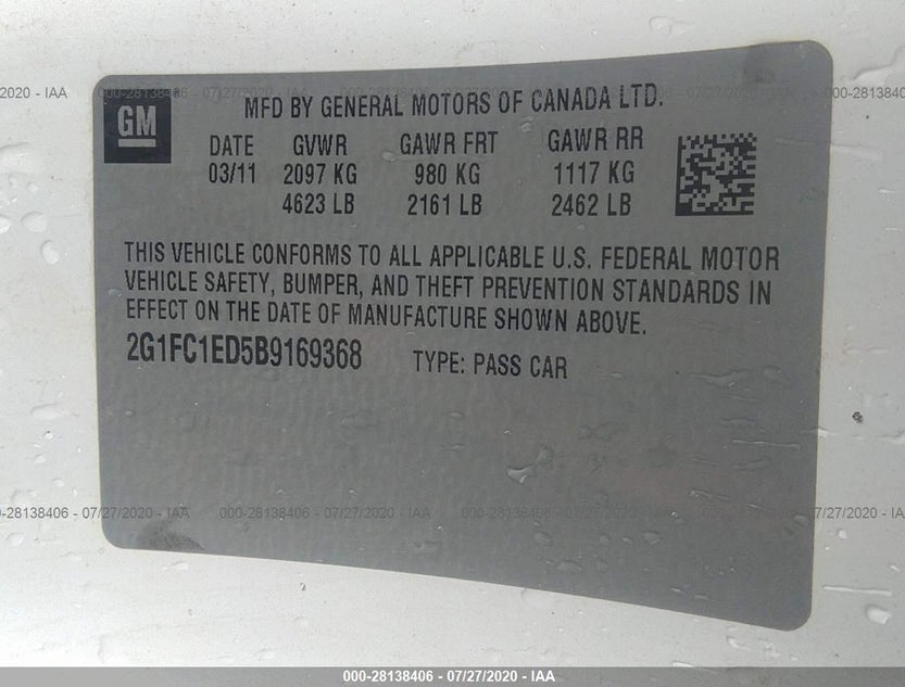 2G1FC1ED5B9169368