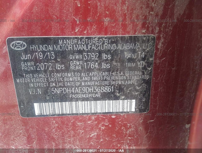 5NPDH4AE9DH368861