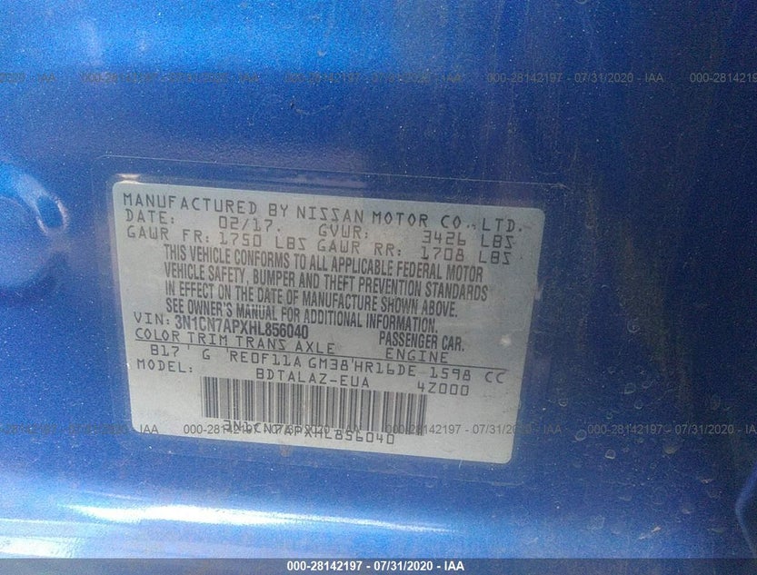 3N1CN7APXHL856040