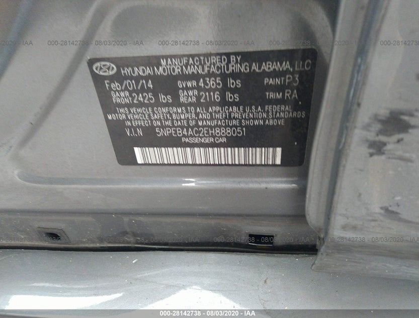 5NPEB4AC2EH888051
