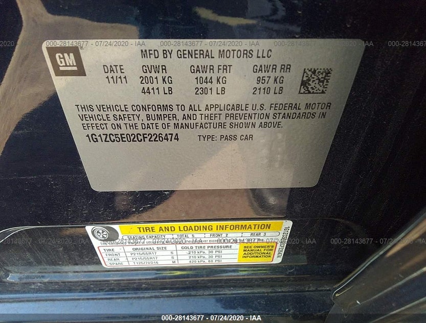 1G1ZC5E02CF226474