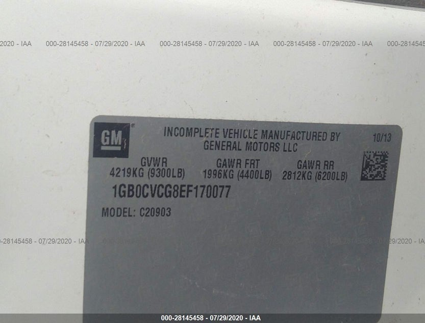 1GB0CVCG8EF170077