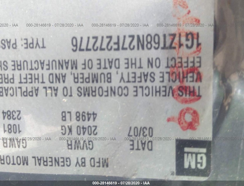 1G1ZT68N27F272776