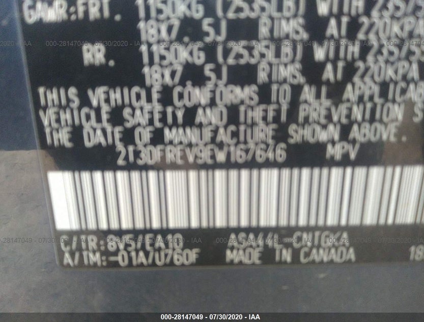 2T3DFREV9EW167646