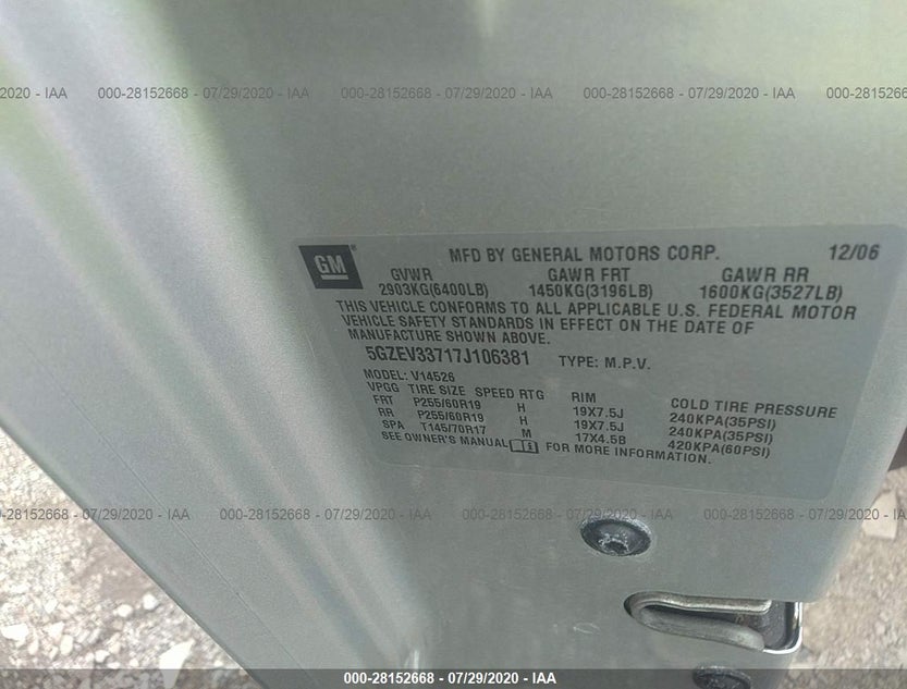 5GZEV33717J106381