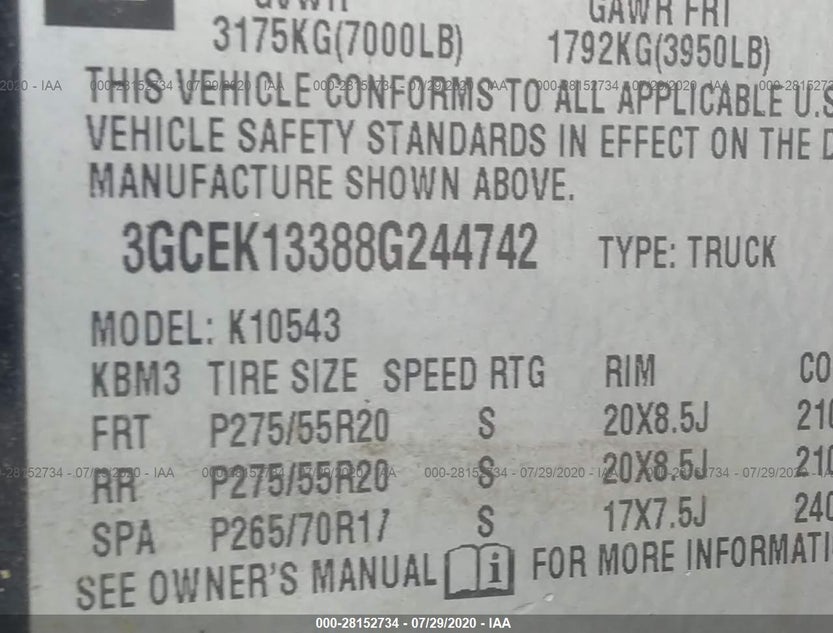 3GCEK13388G244742