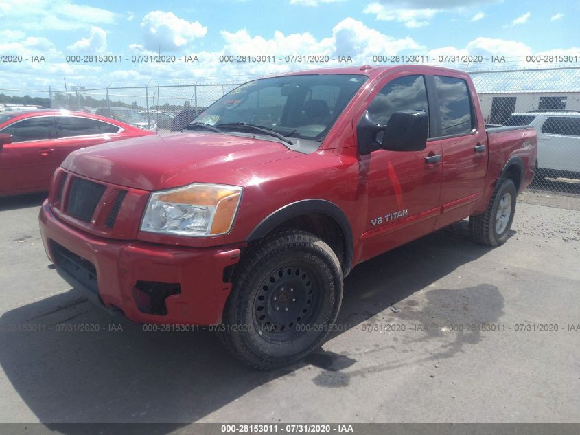 2011 Nissan Titan Pro-4X VIN: 1N6BA0EC8BN300817 Lot: 28153011