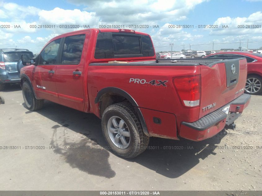 2011 Nissan Titan Pro-4X VIN: 1N6BA0EC8BN300817 Lot: 28153011