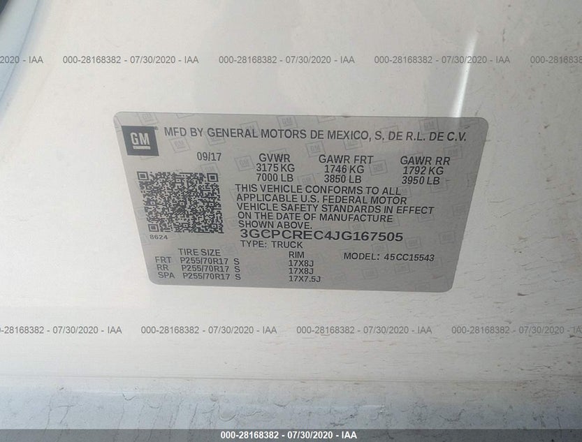 3GCPCREC4JG167505