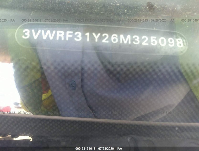 3VWRF31Y26M325098