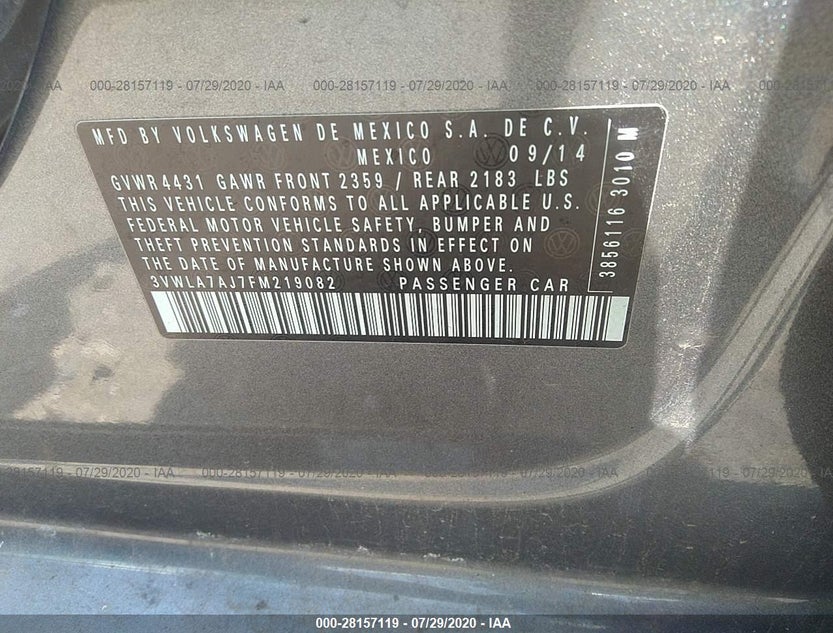 3VWLA7AJ7FM219082