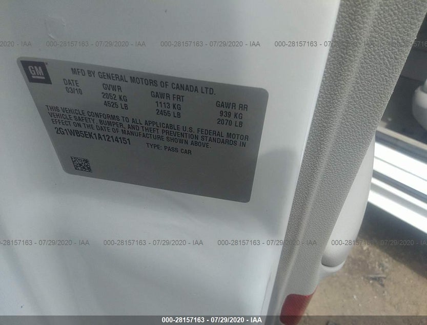 2G1WB5EK1A1214151