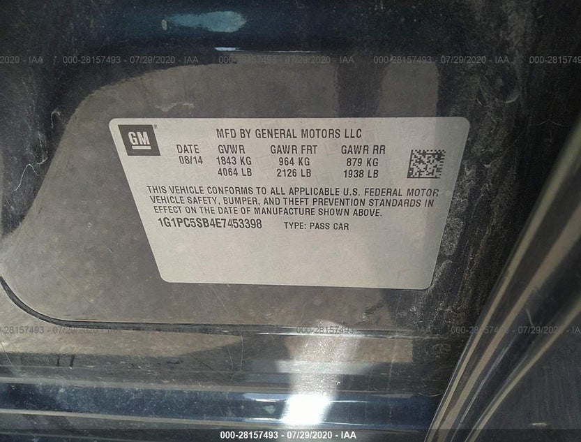 1G1PC5SB4E7453398