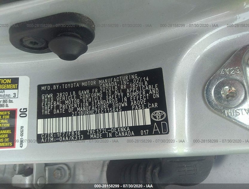 2T1BURHE7EC115645