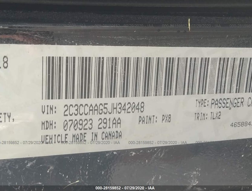 2C3CCAAG5JH342048