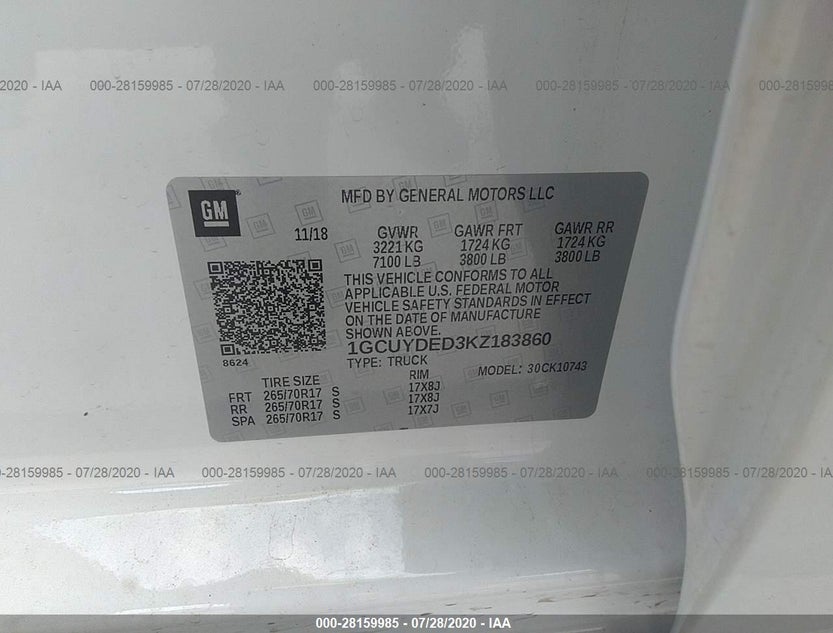 1GCUYDED3KZ183860