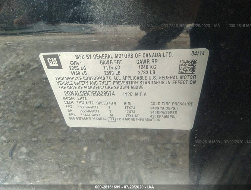 2GNALCEK7E6328674