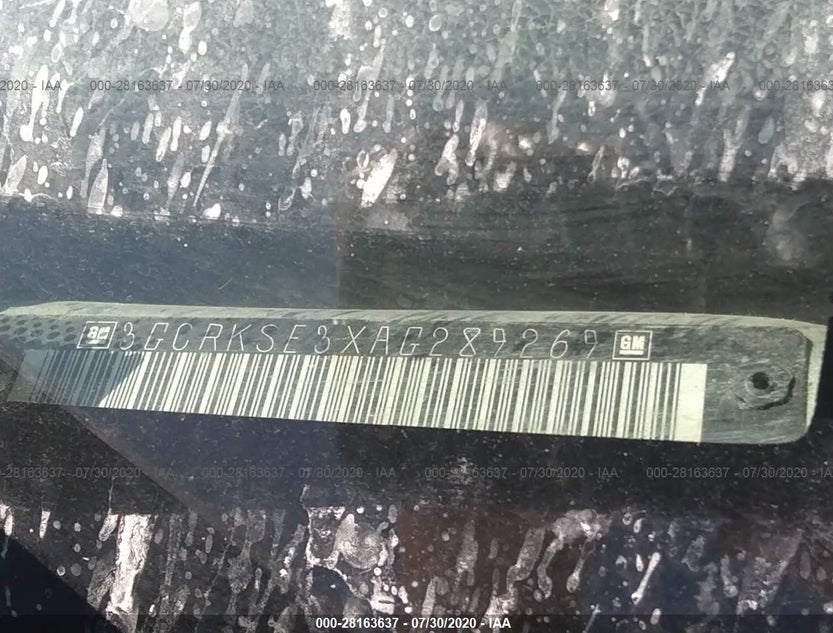 3GCRKSE3XAG289269