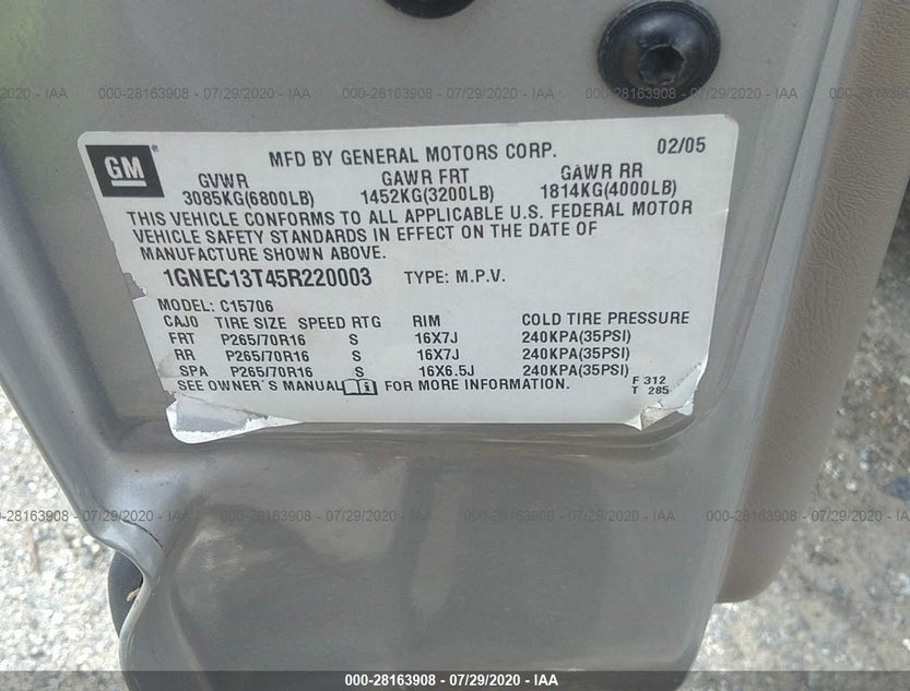 1GNEC13T45R220003
