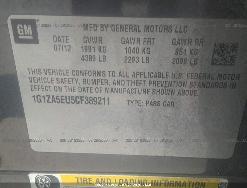 1G1ZA5EU5CF389211
