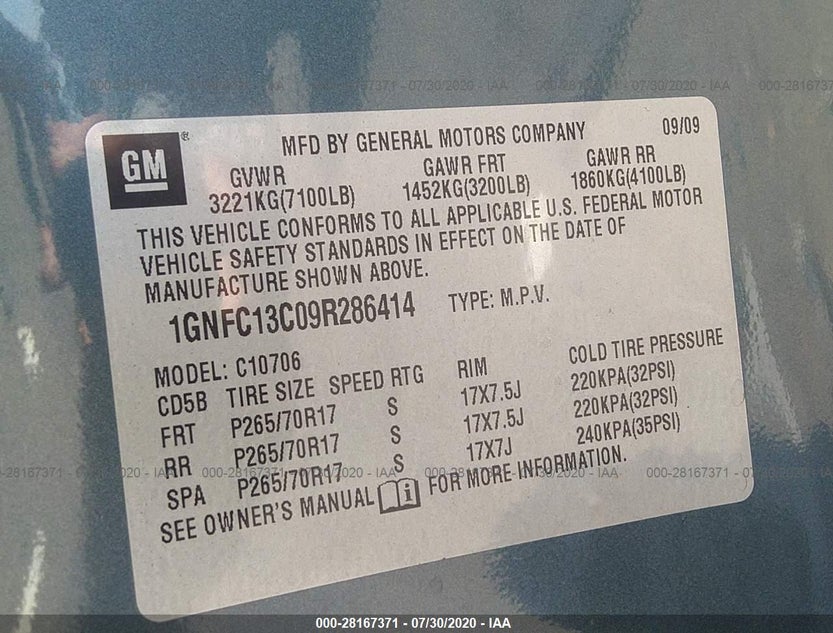 1GNFC13C09R286414