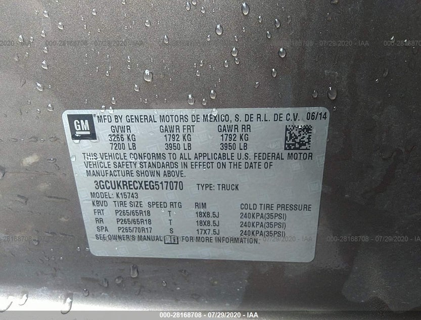 3GCUKRECXEG517070
