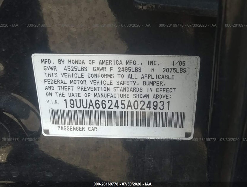 19UUA66245A024931