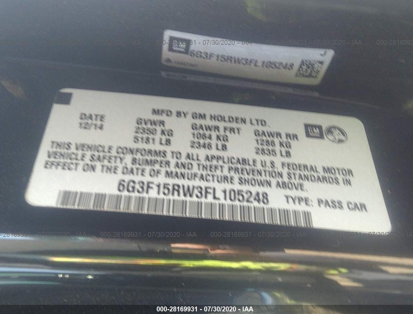 6G3F15RW3FL105248