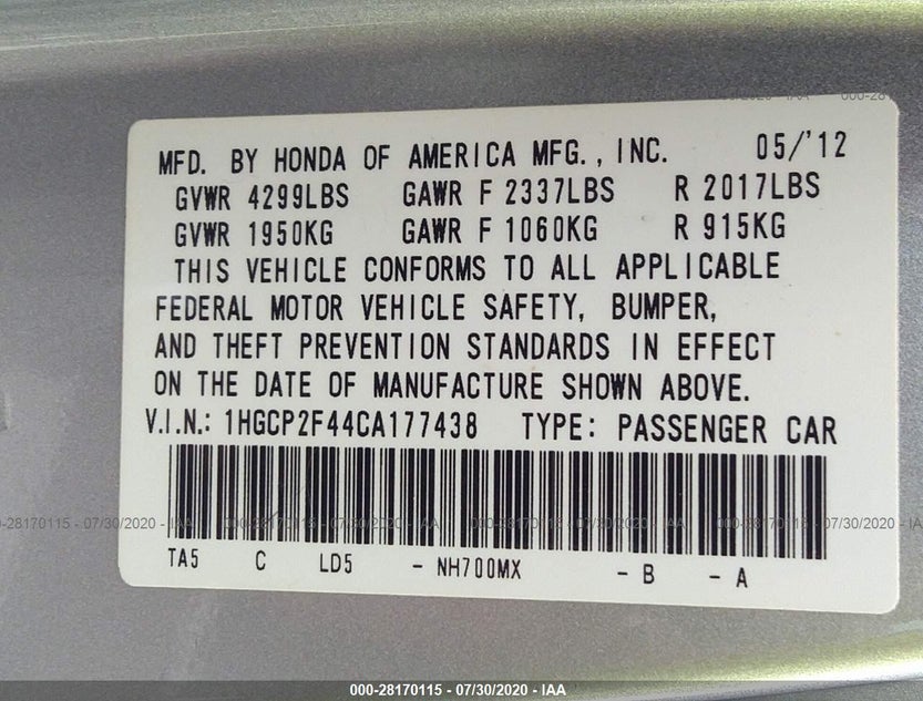 1HGCP2F44CA177438