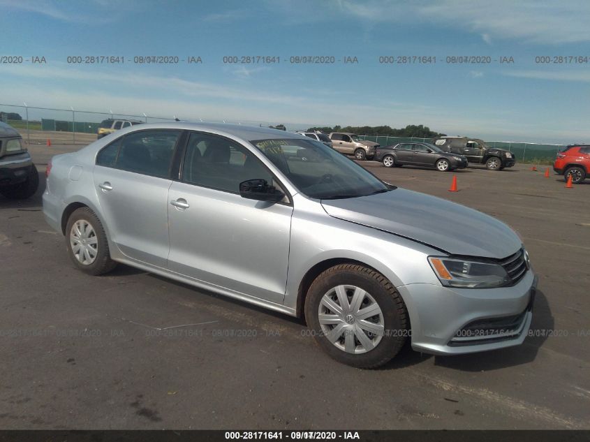 2015 Volkswagen Jetta Sedan 2.0L S W/Technology VIN: 3VW1K7AJ0FM293576 Lot: 28171641