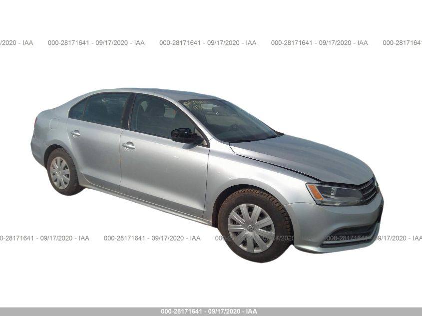 2015 Volkswagen Jetta Sedan 2.0L S W/Technology VIN: 3VW1K7AJ0FM293576 Lot: 28171641