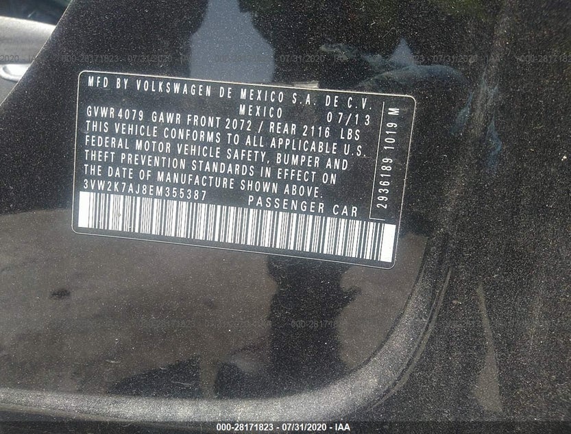 3VW2K7AJ8EM355387