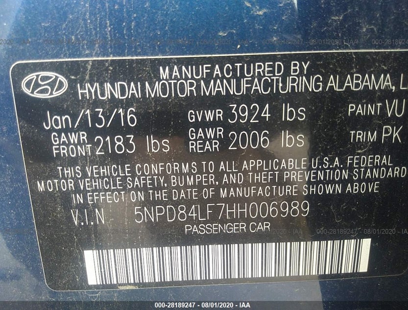 5NPD84LF7HH006989